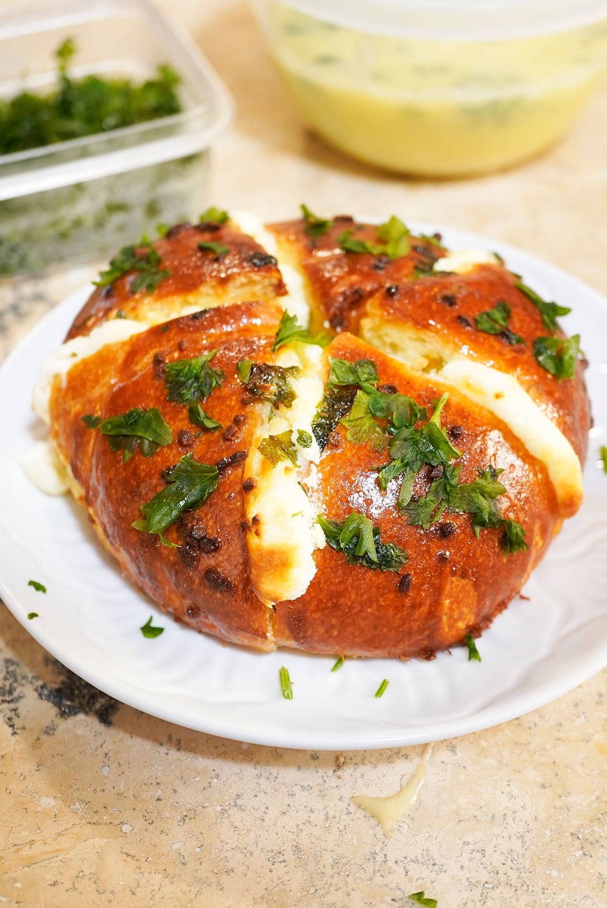 Korean Garlic Bread