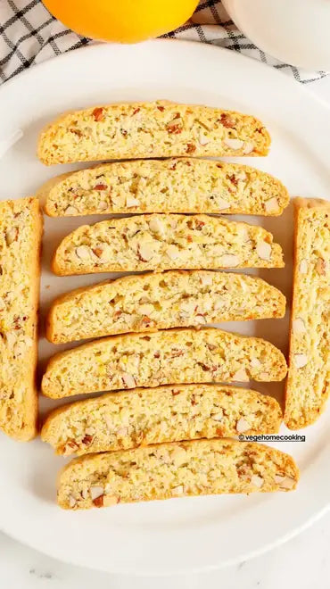 Orange Coffee Biscotti Cookies