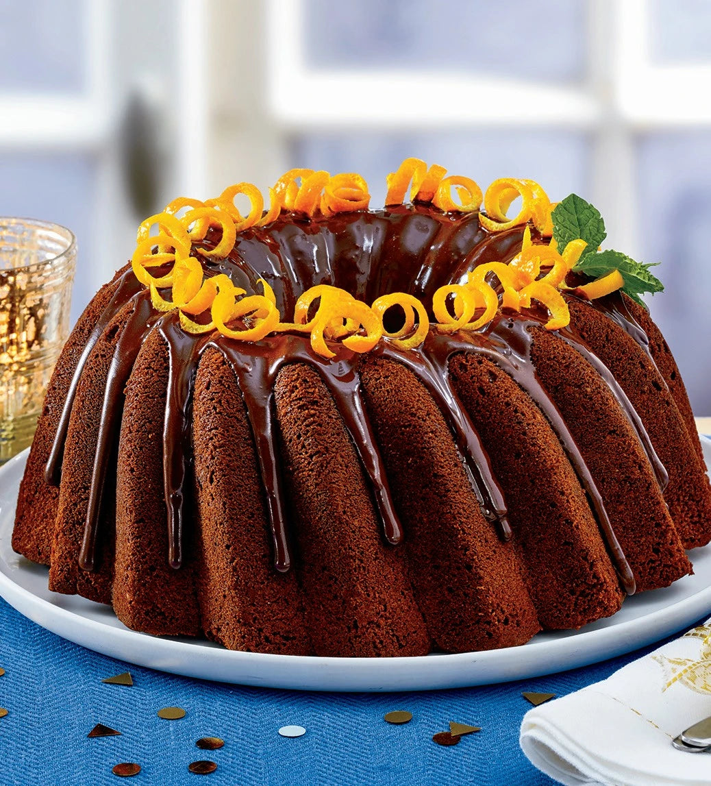 Orange Chocolate Bundt Tea Cake