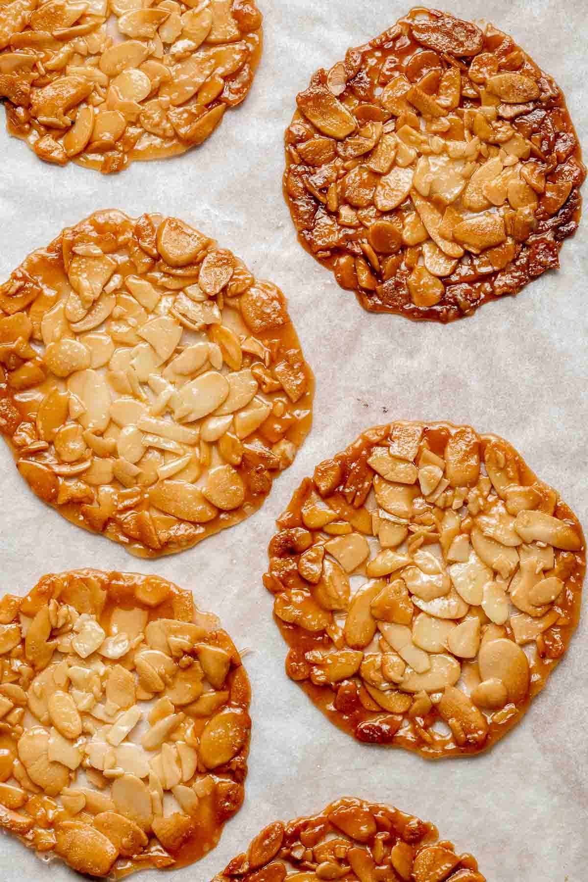 Almond Florentine Cookies
