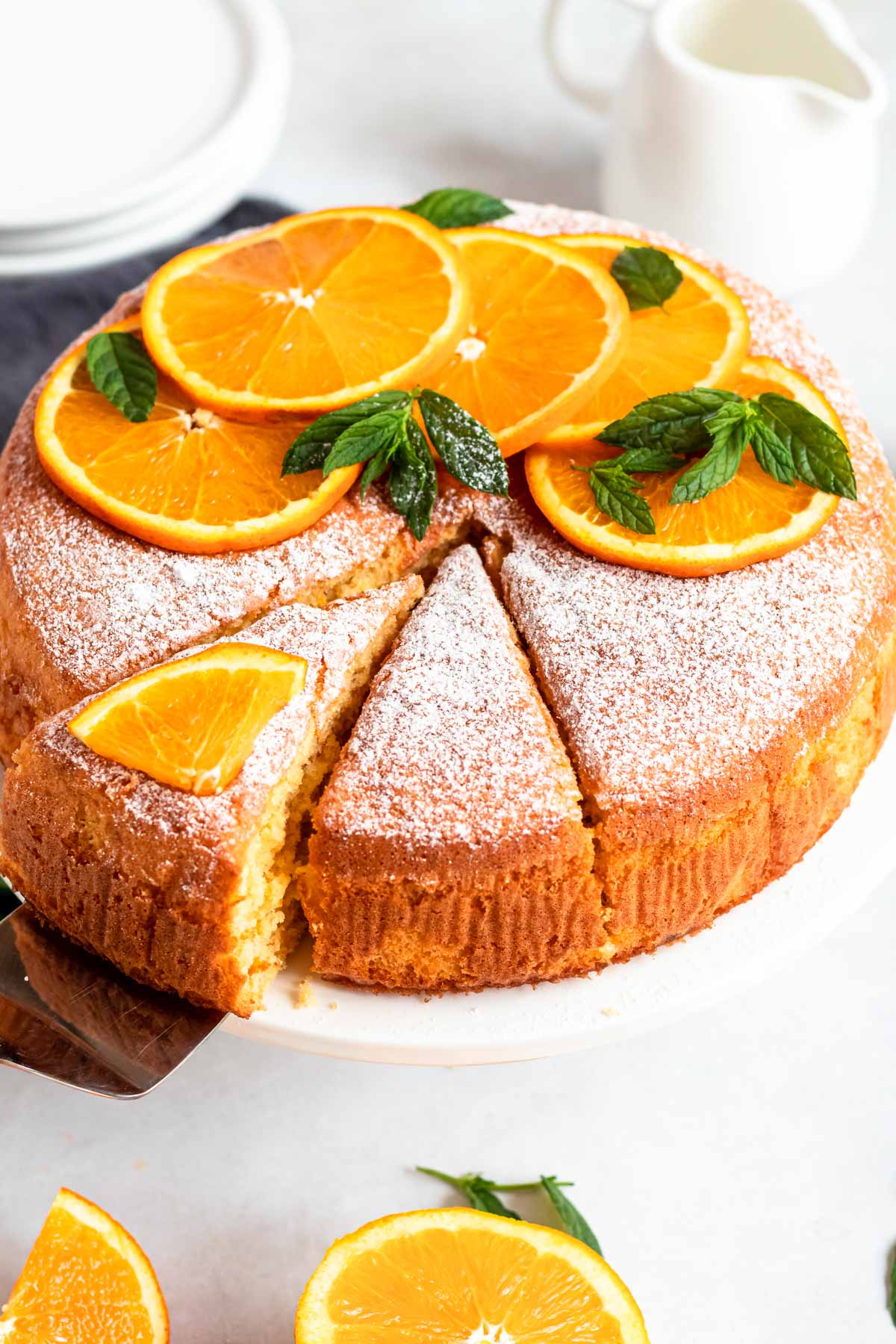Orange Cloud Tea Cake