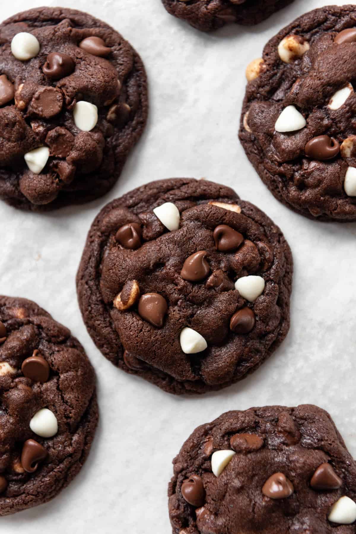 Triple Chocolate Cookies